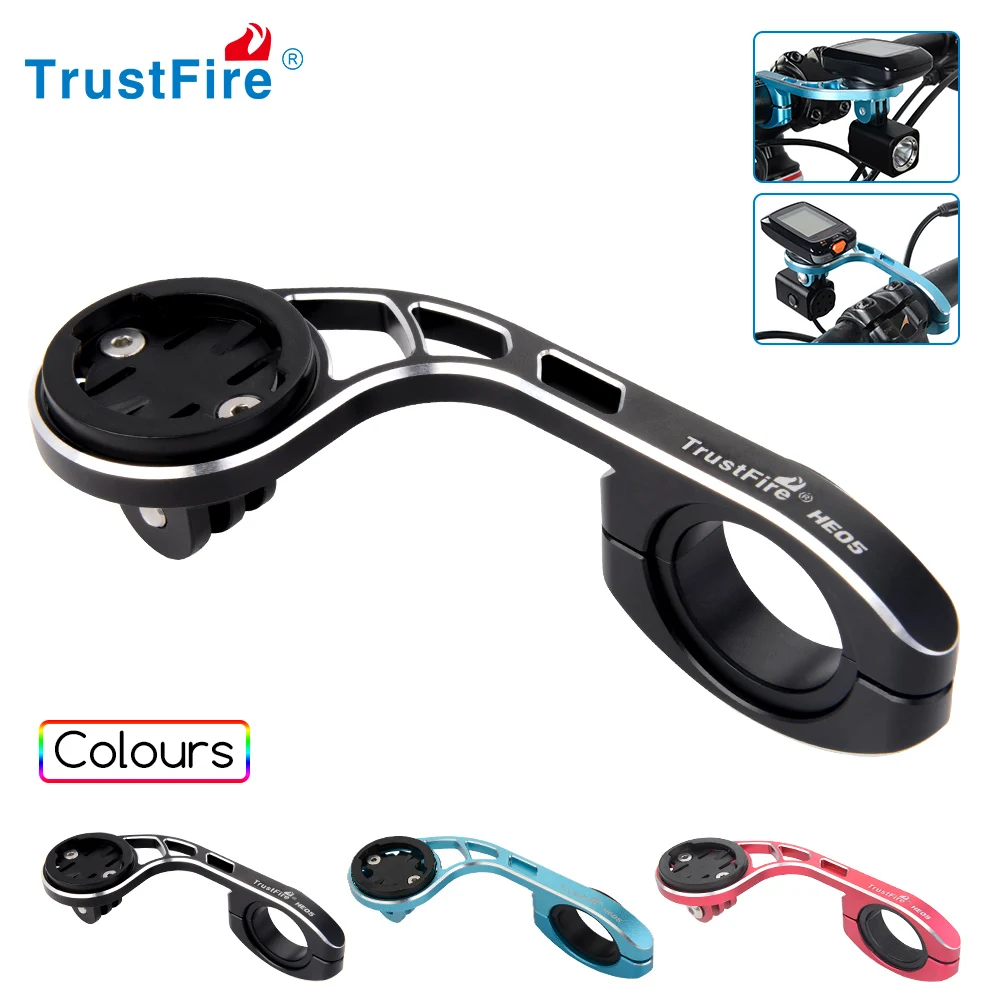 

TrustFire HE05 Garmin Edge Computer Holder Stand Road Bicycle Handlebar Mount Front Bryton GPS for Garmin Edge 1030 520 Plus