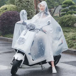 Transparent Bicycle Motorcycle Raincoat Windproof Chubasquero Moto Rain Poncho Impermeable Clear Raincoat Single Double Raingear