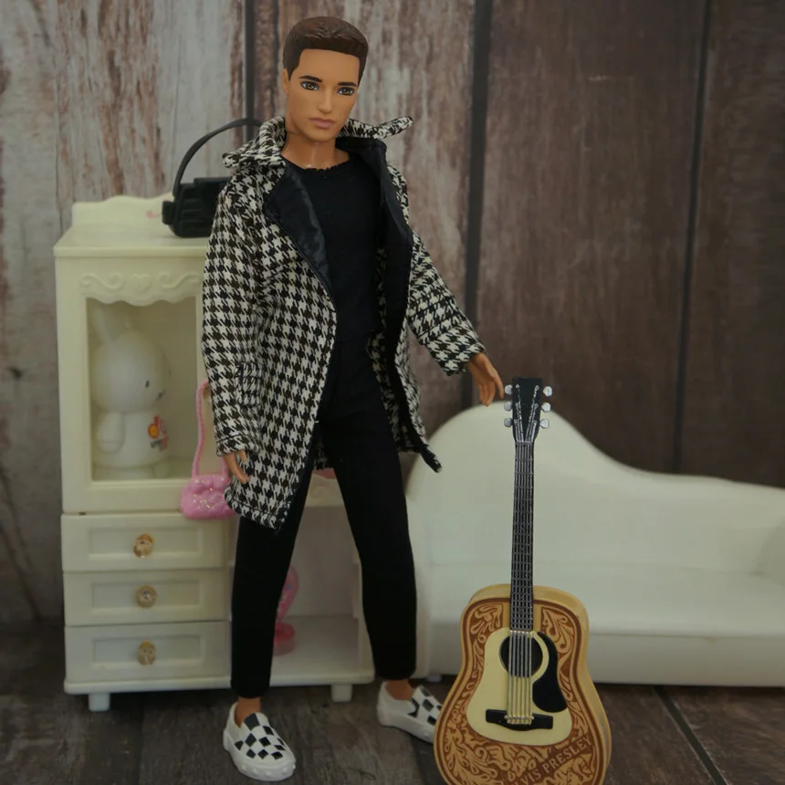 Ken Doll Cloth Jeans Denim Jacket Coat Trousers Hoodie Doll Boyfriend Ken Clothes Daily Wear Casual Suit 30cm Doll Accessories