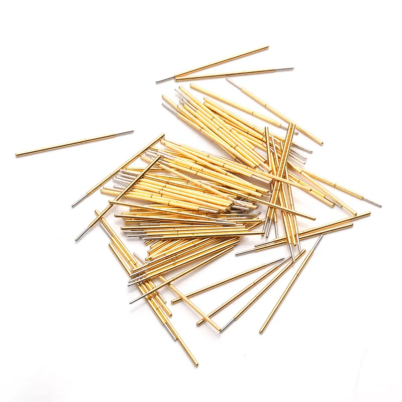 100PCS/Pack Spring Test Probe P048-F Pointed Needle Tube Outer Diameter 0.48 Total Length 12mm PCB Probe