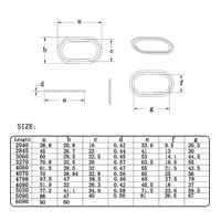 2PCS Oval Shape Bass Diaphragm Rubber DIY Speaker Plate Passive Radiator Auxiliary Bass Vibration Plates 2040-6090