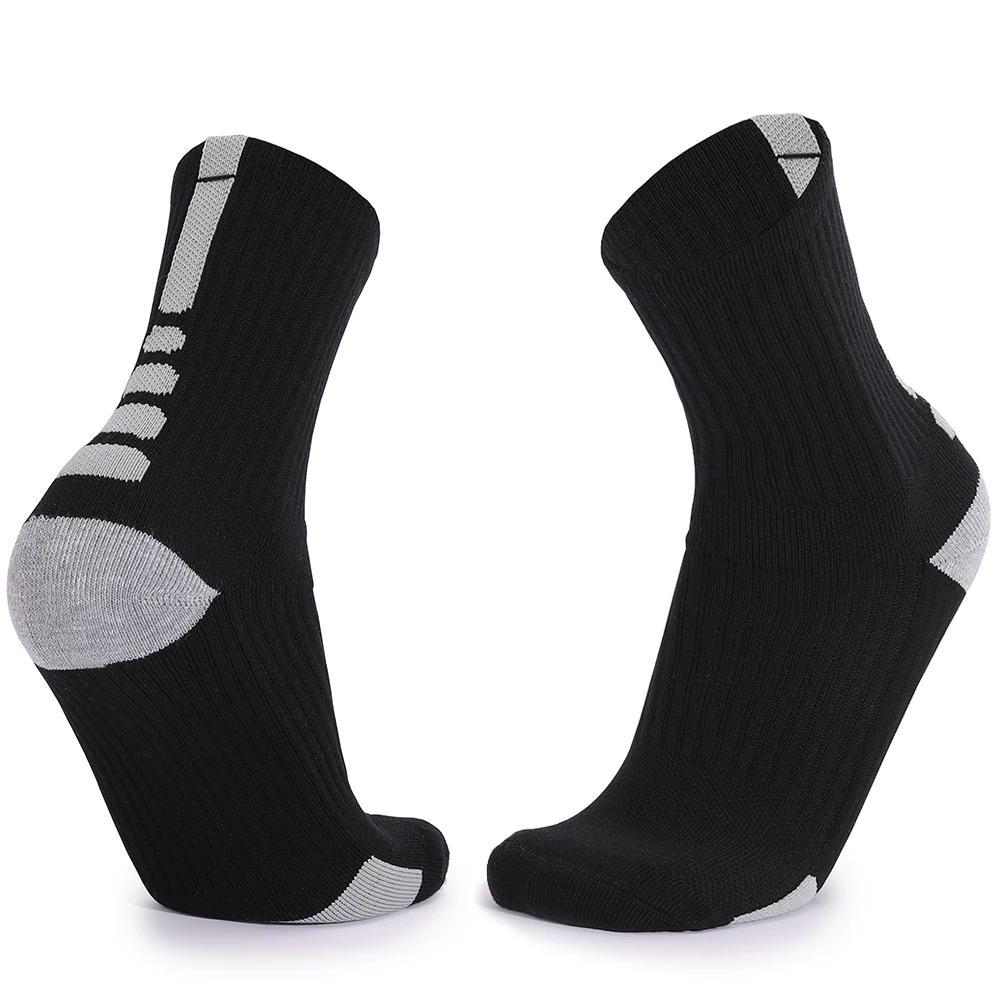 Match-Up Adult Elite Basketball Thickened Towel Bottom Anti Slip Shock Absorption Middle Socks