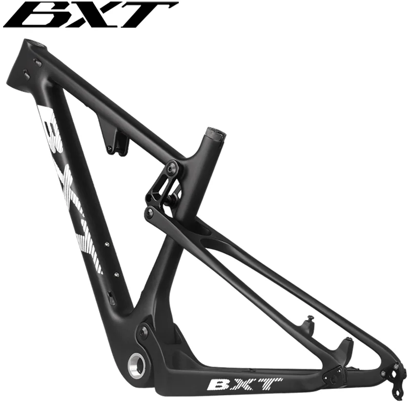 BXT-29er Carbon MTB Frame, Full Suspension Bike Parts, Max Tire Size 2.3 ”, 2.35” Boost