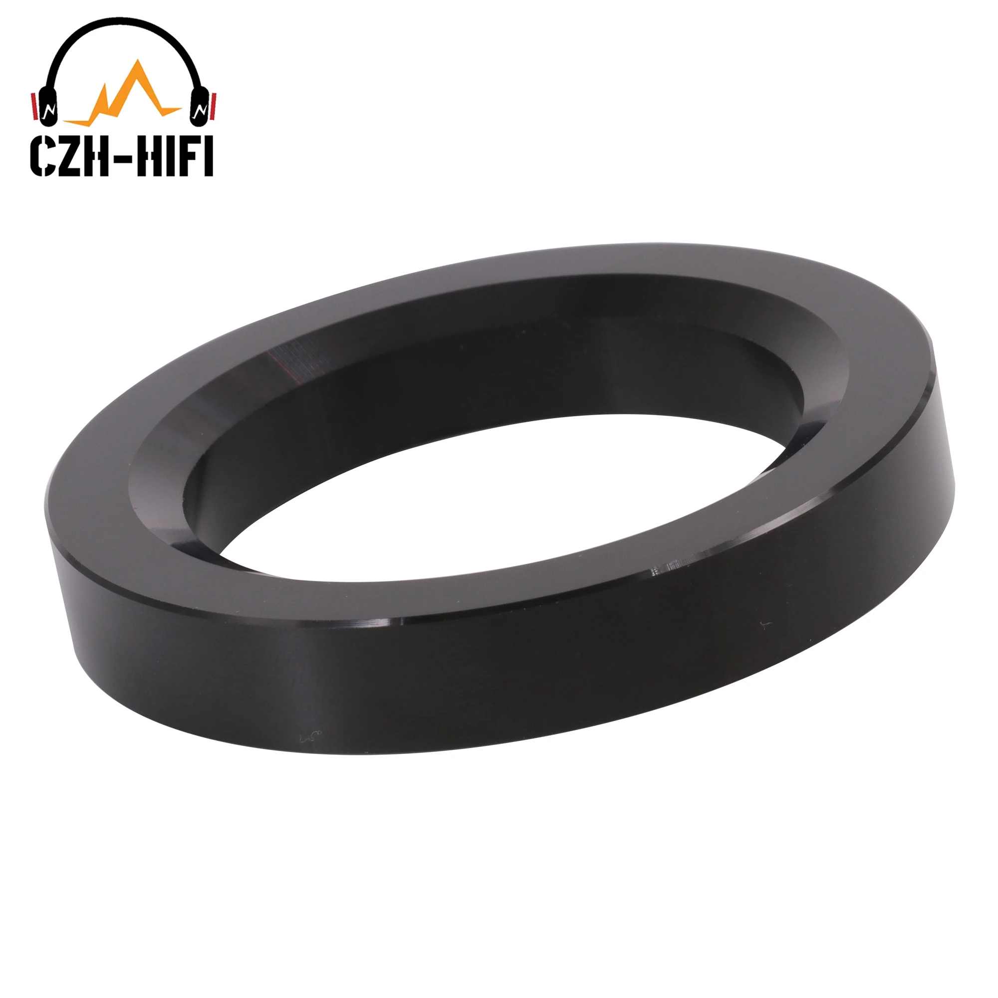 1PC 60mm CNC Gefräste Aluminium Runde Dekorieren Basis Ring Kreis Washer Für Vintage KT88 Vakuum Rohr Verstärker DIY hiFi – Detail 5