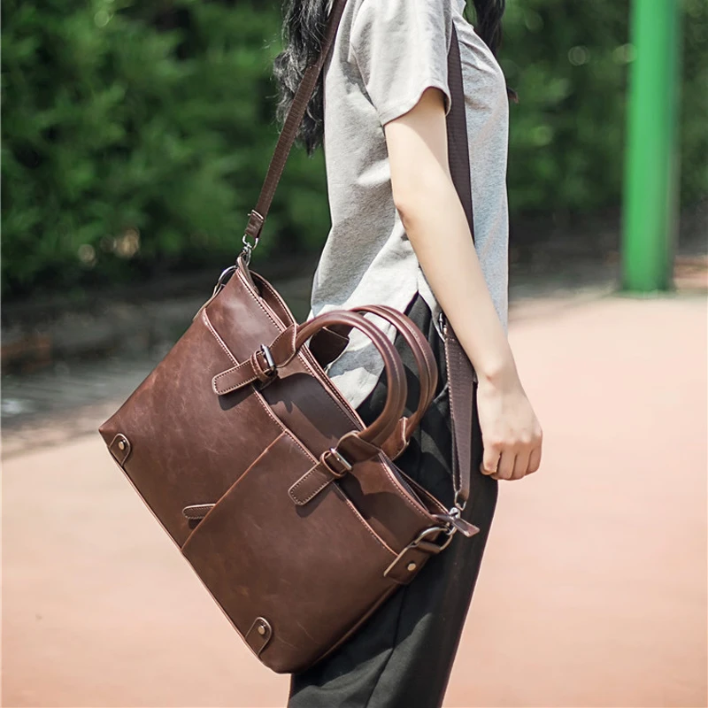 Vintage Fashion Style Women Bag NEW Brand Design Literary Women OL Business Handbag Multifunction OK for 13\