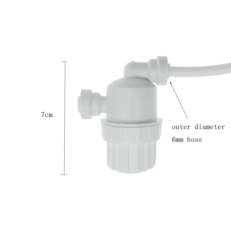 

Garden 1/4" Slip Lock Mini Water Filter Quick Connector Misting System Micro Filter Water Purifier Stainless Steel