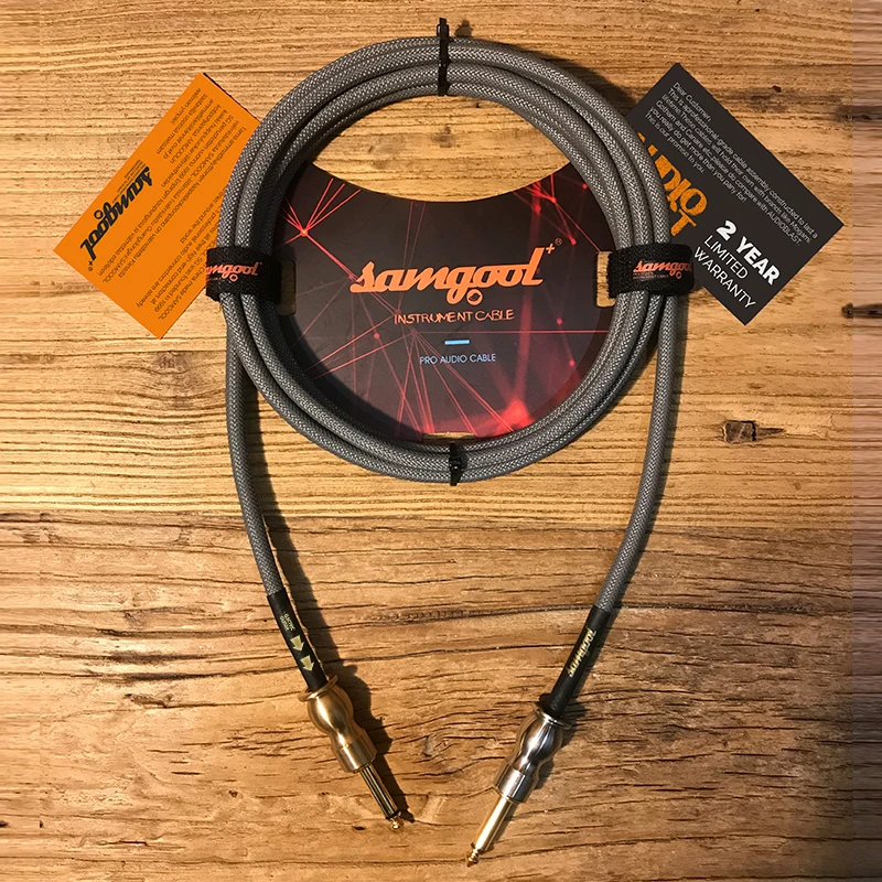 Samgool+guitar cable noise reduction performance electric box bass special professional musical instrument recording audio stage