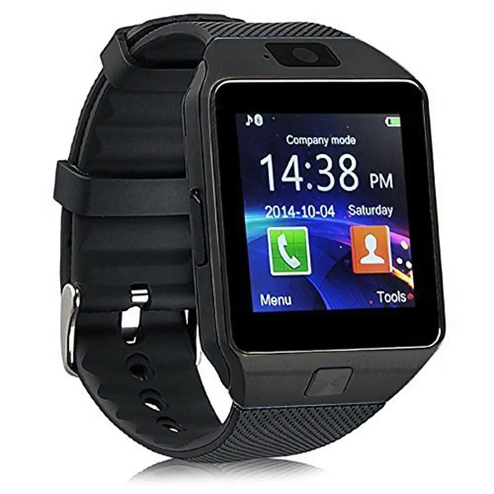 DZ09 Relógio Inteligente Bluetooth Fitness Monitor de Freqüência Cardíaca Esporte Câmera À Prova D' Água GPS Cartão SIM Memória SD Apenas para Android Phone