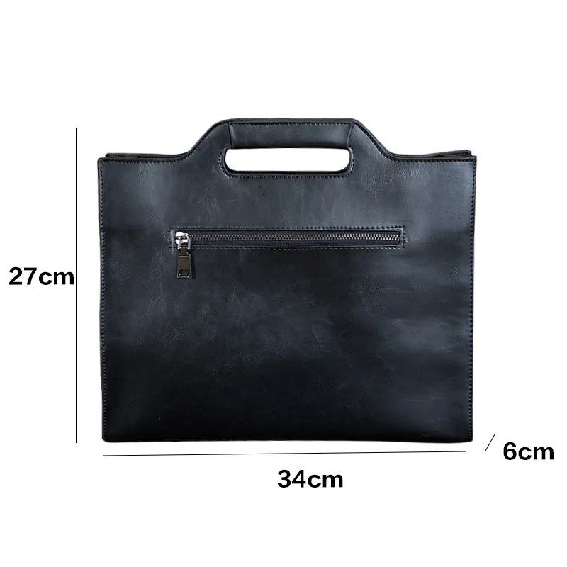 Business Briefcase Men Travel Portable Handbag Solid Casual Leather Messenger Crossbody Bag Male Big Office Laptop Bag XA219C