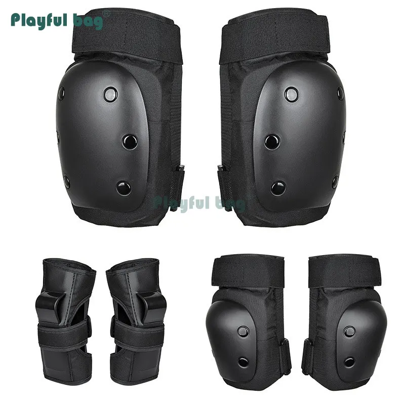 Playful Bag Skating sport Protector 6-Piece set Outdoor Adult skating equipment Children's roller skate protector AMB69