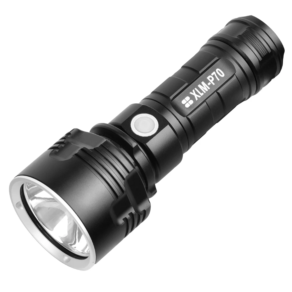 Anjoet Powerful LED Flashlight L2 XHP70.2 Tactical Torch USB Rechargeable Linterna Waterproof Lamp Ultra Bright Lantern Camping