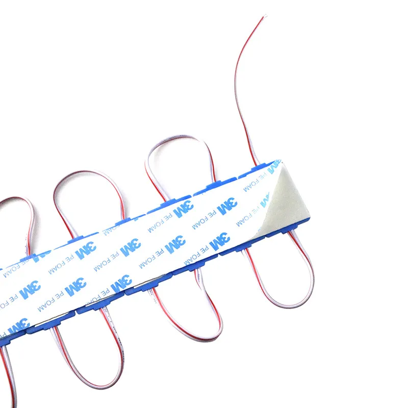 Moduł LED 12V COB Światło Reklama Projekt Znak Podświetlenie Sklep Banner Wodoodporny IP65 Biały Czerwony Zielony Niebieski Żółty Różowy 10szt