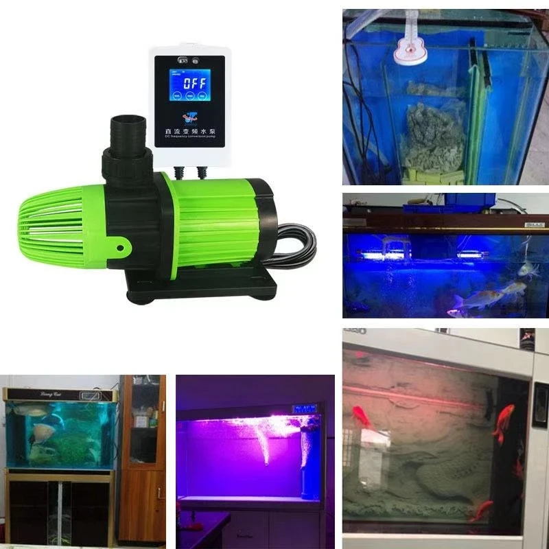 

Мощный аквариумный погружной насос постоянного тока с интеллектуальным преобразованием частоты, контролем скорости, насос для бассейна, фонтана, аквариумные аксессуары,