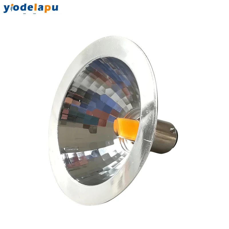 2PCS 3W AR70 LED Spotlights No Flicker Led Refletor Focos BA15D Home B15 24 Degree Spot Lamps 220V 110V AC/DC 12V