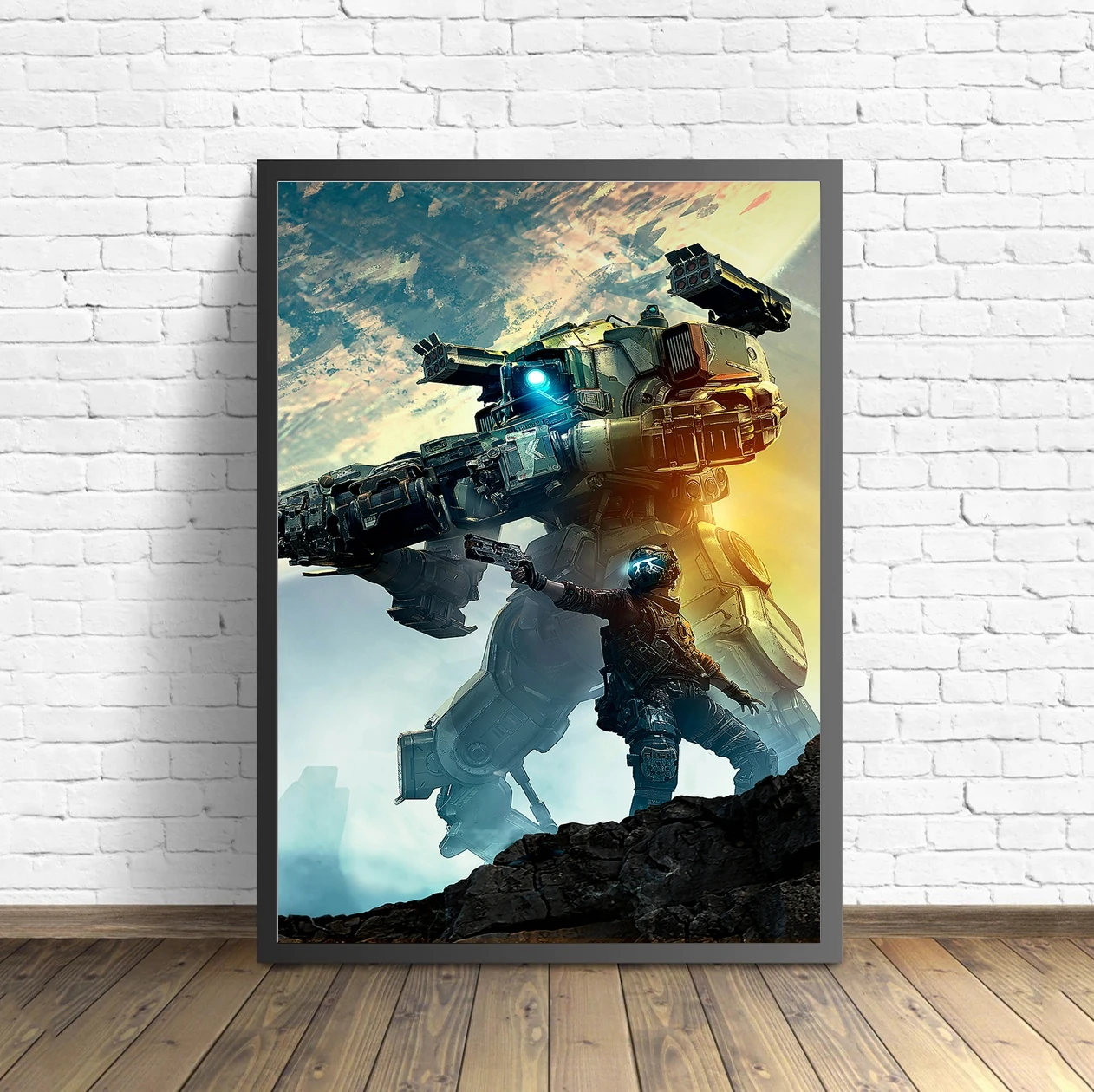 Titanfall 2 Video Game Poster PC,PS4,Exclusive Role-playing RPG Game Canvas Custom Poster Alternative Artwork Gift