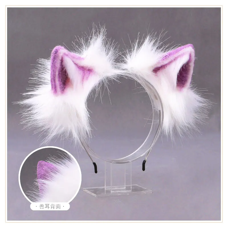 

Hand Made Foldable Hairband with Big Animal Ears for Festival Cosplay Headwear Accessories