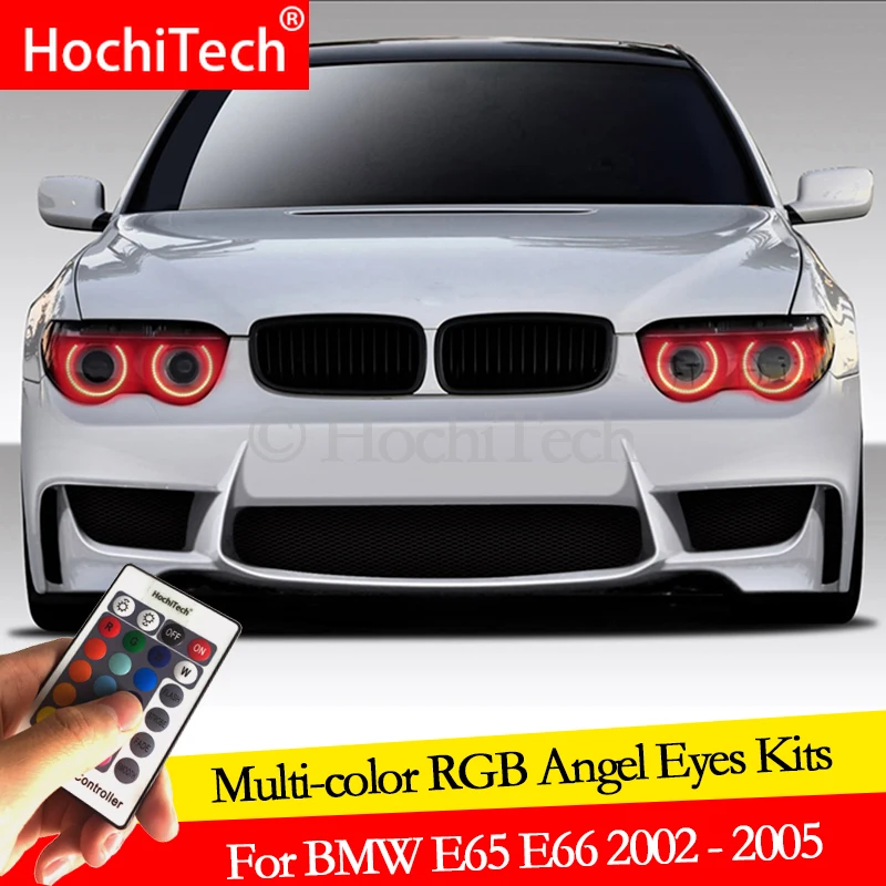 For BMW E65 E66 PRE FACELIFT 745i 745Li 760Li 760i daytime running light DRL Angel Eyes LED RGB Multi-color    Ring kit