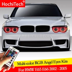 For BMW E65 E66 PRE FACELIFT 745i 745Li 760Li 760i daytime running light DRL Angel Eyes LED RGB Multi-color    Ring kit