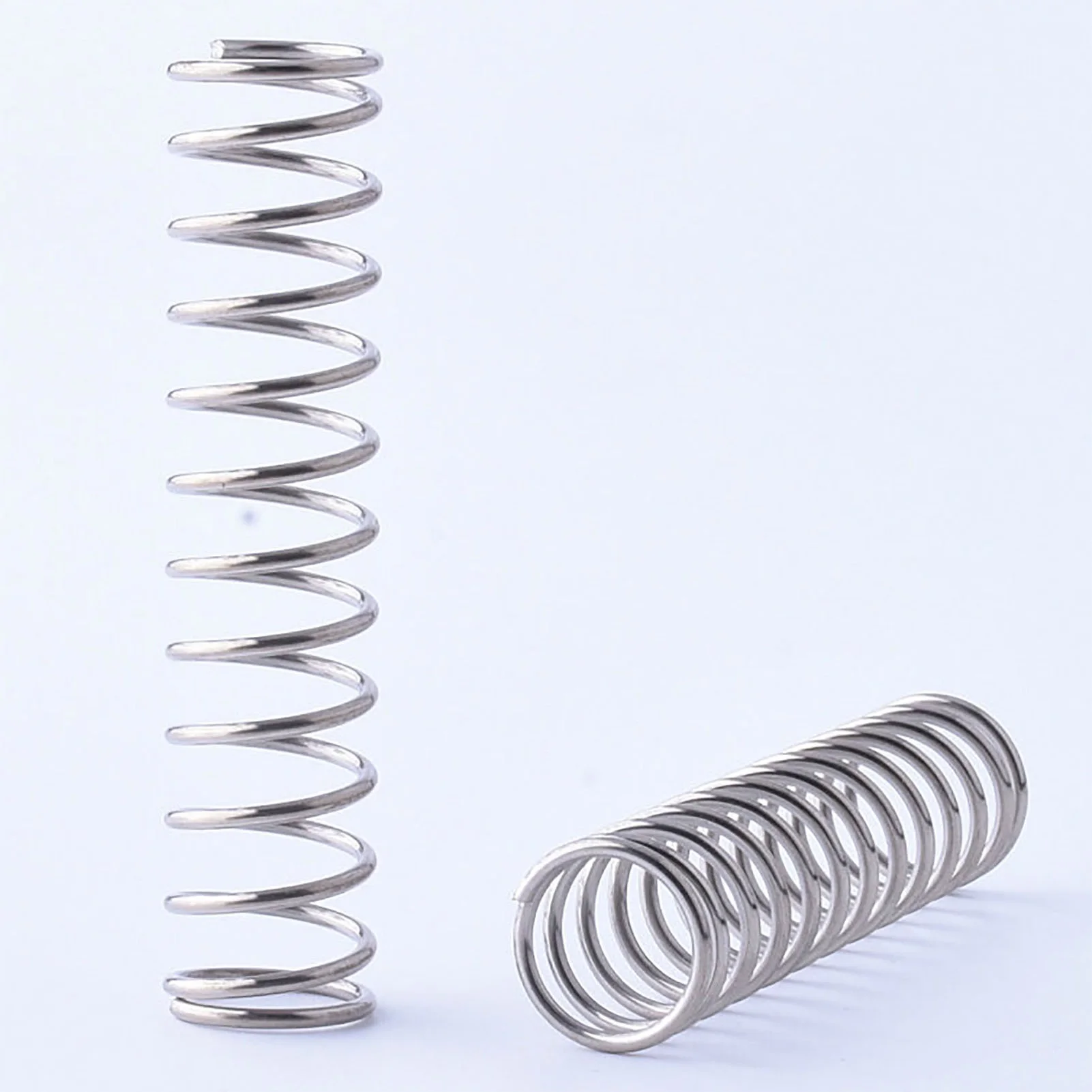 

4PCS 2x28mm Compression Spring, Wire Diameter 0.08'', Outer Diameter 1.1'', Free Length 0.39''-2'', Stainless Steel Compression