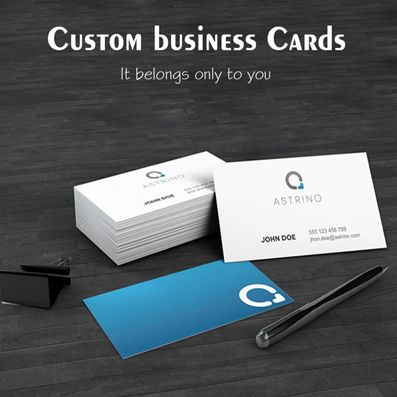 custom business card thank you card your content double side full color print gift decoration card personalized logo name brand