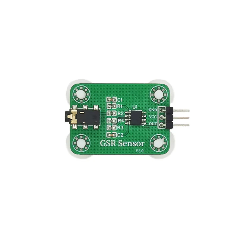 GSR Skin Electrical Sensor Response Module, Current Sensor Kit, Measuring Conductivity, Biosensor para Arduino Developer, Biofeedback