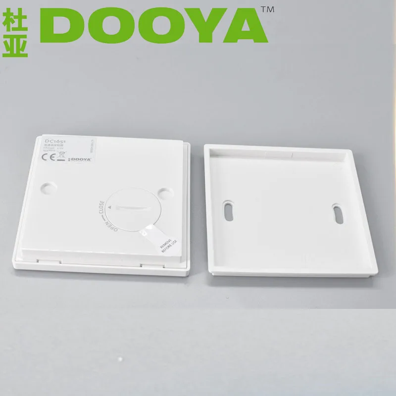 Dooya-Single Channel Wall Switch, DC1650, DC1651, Double Channel Emitter, Wall Receiver, Remote Control for Dooya Curtain Motor