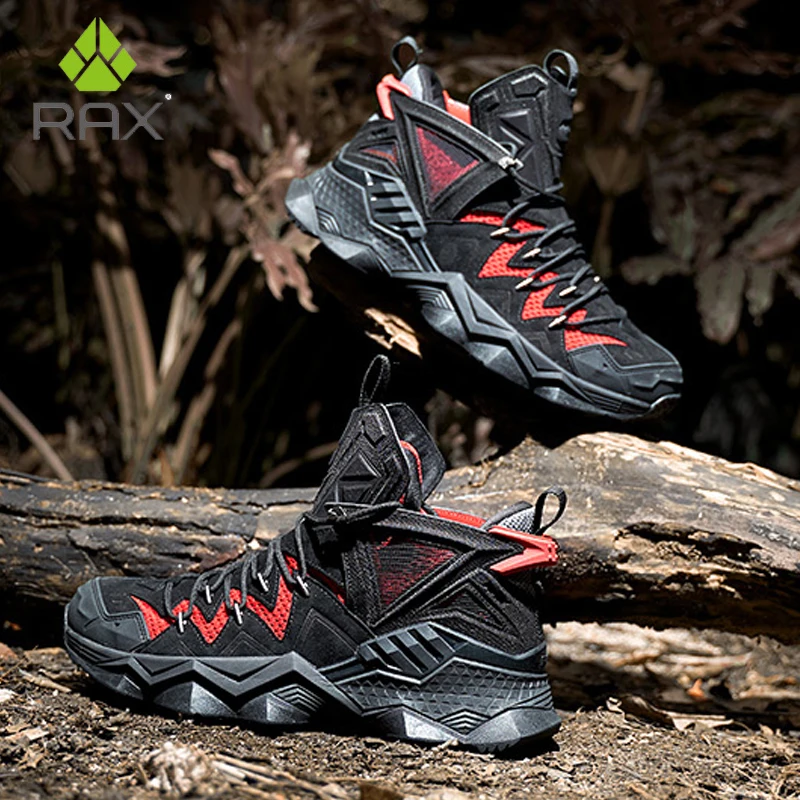 

Rax Hiking Shoes Men Waterproof Outdoor Climbing Camping Hunting Boots Trekking Sneakers Tactical Wakling Sport Antle Snow Shoes