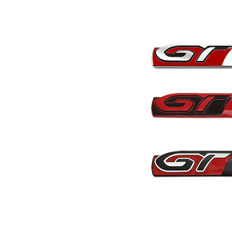 3D Car Sticker GT LINE Logo Metal Emblem Badge Decals For GT 206 307 308 3008 207 208 508 2008 5008 107 205 4008