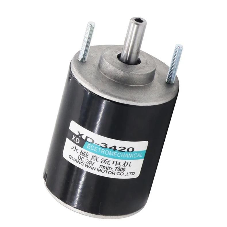 Hollow shaft DC motor 24V/12V speed regulating motor 30W micro high speed motor positive and negative small motor motor