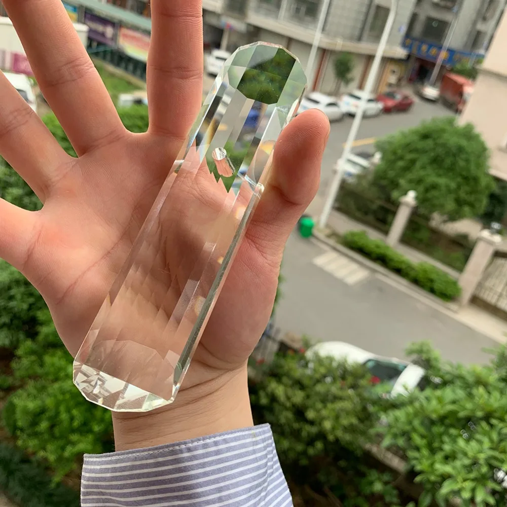 150 мм столб Suncatcher Хрустальная Призма граненая люстра часть радуги DIY ремесло большая люстра Хрустальные Аксессуары для декора