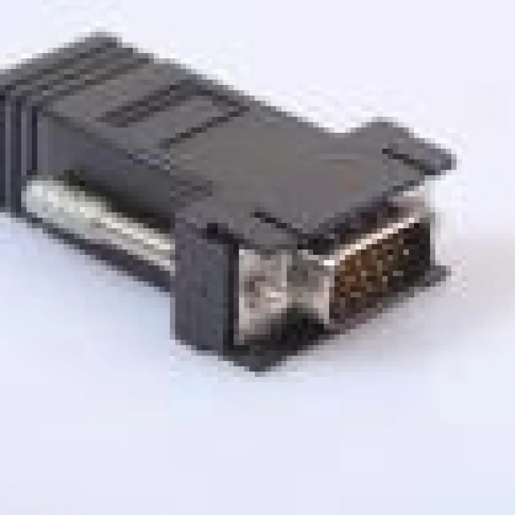 

VGA Extender Male to LAN CAT5 CAT6 RJ45 Female Network Cable Adapter Kit PC laptop DVR Media Center Convenient to Use