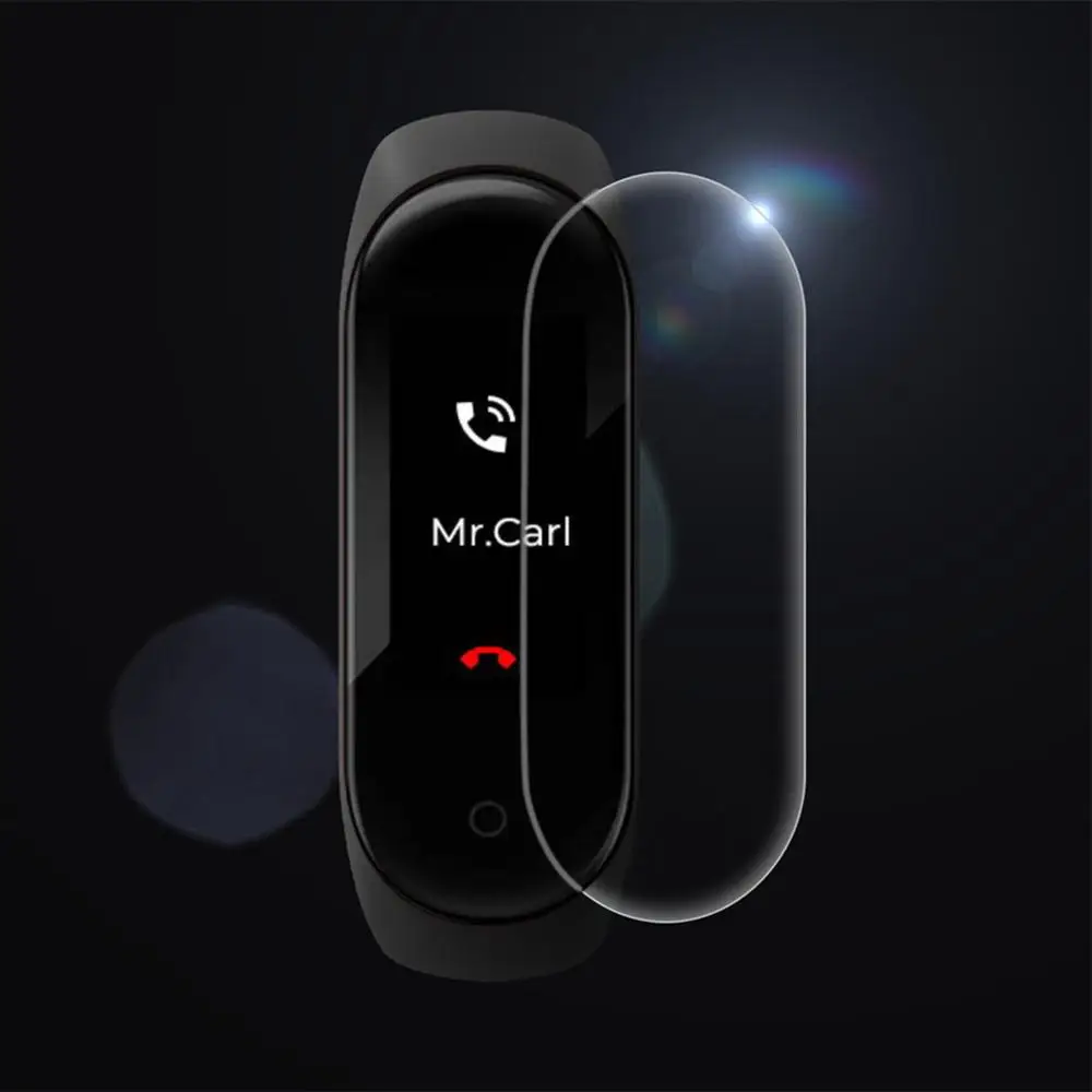 

Защитные пленки для браслета для часов Xiaomi Mi Band 4, полное покрытие, ультратонкая HD-защитная пленка для экрана, аксессуары из закаленного стекла