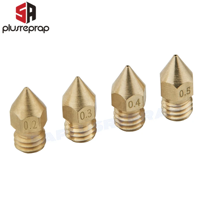 22 PCS/lot MK8 Brass Nozzle Head Printer Extruder  For 1.75MM MK8 Makebot CR10 Ender3 3D Printer Accessorie