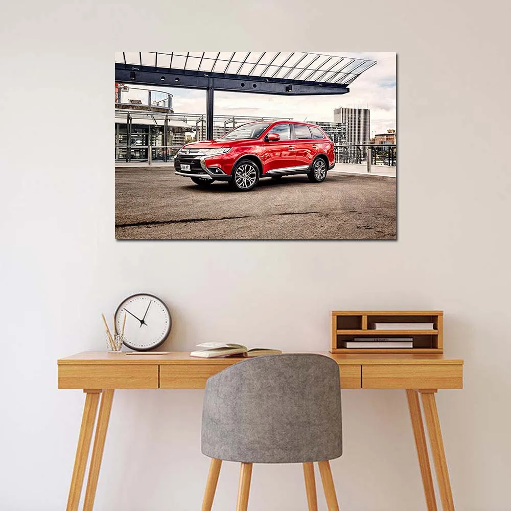 Wall Art Posters and Prints Mitsubishi Outlander SUV Modern Canvas Paintings for Living Room Decor