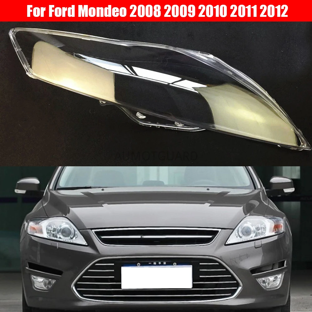 

Car Headlight Lens For Ford Mondeo 2008 2009 2010 2011 2012 Car Headlamp Cover Replacement TransparentAuto Shell