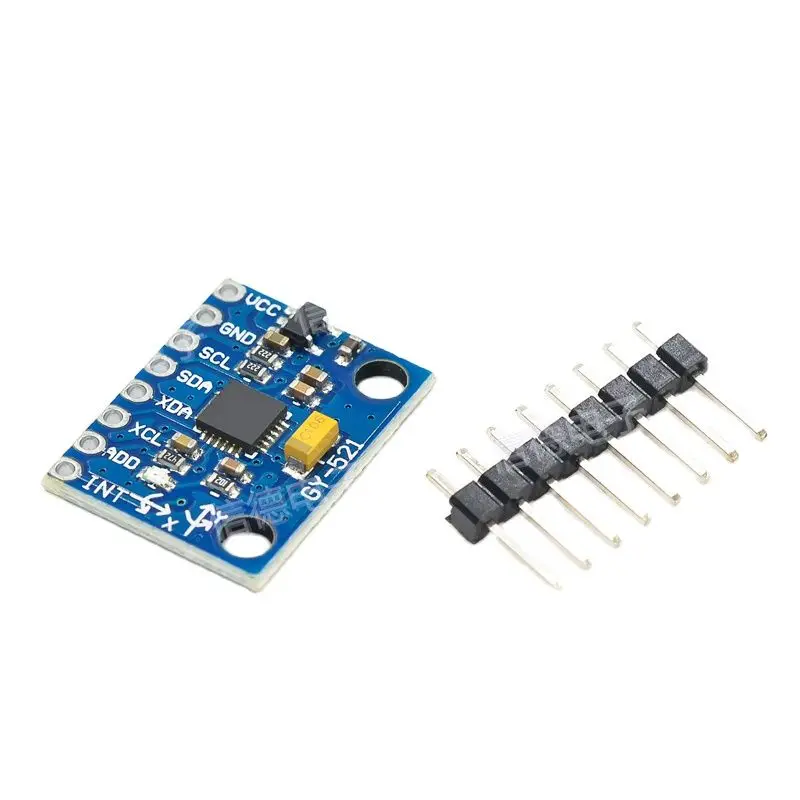 GY-521 módulo de aceleração de três eixos giroscópio 6dof módulo MPU-6050 com diagrama esquemático de código