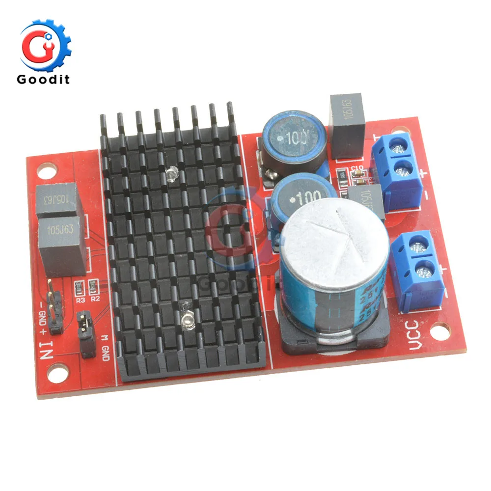 DC 5V-24V Single Channel TPA3116 Digital Audio Amplifier Board 100W BTL Out High Power Amplifier Board 5V 12V 24V