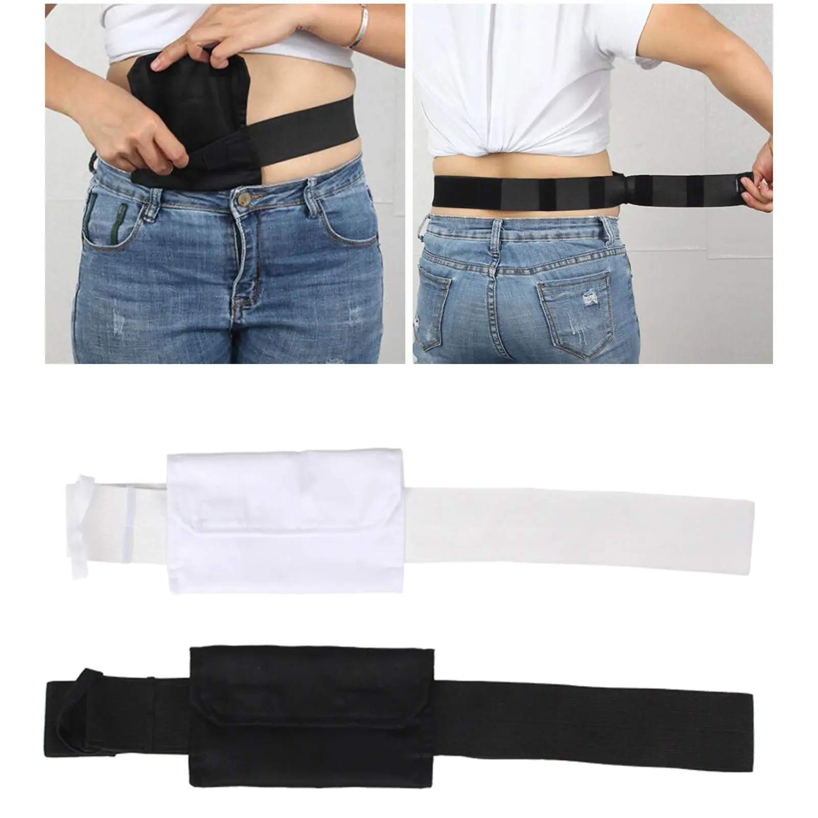 Peritoneal Dialysis PD Belt Breathable Abdominal Protection Covers Adjustable Drainage Holder Waist Belt image 6