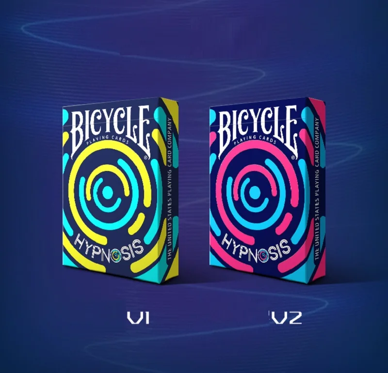 Hipnosis de bicicleta v2, naipes USPCC, baraja de cardistry, tamaño de póker, juegos de cartas mágicas, accesorios para trucos de magia para mago