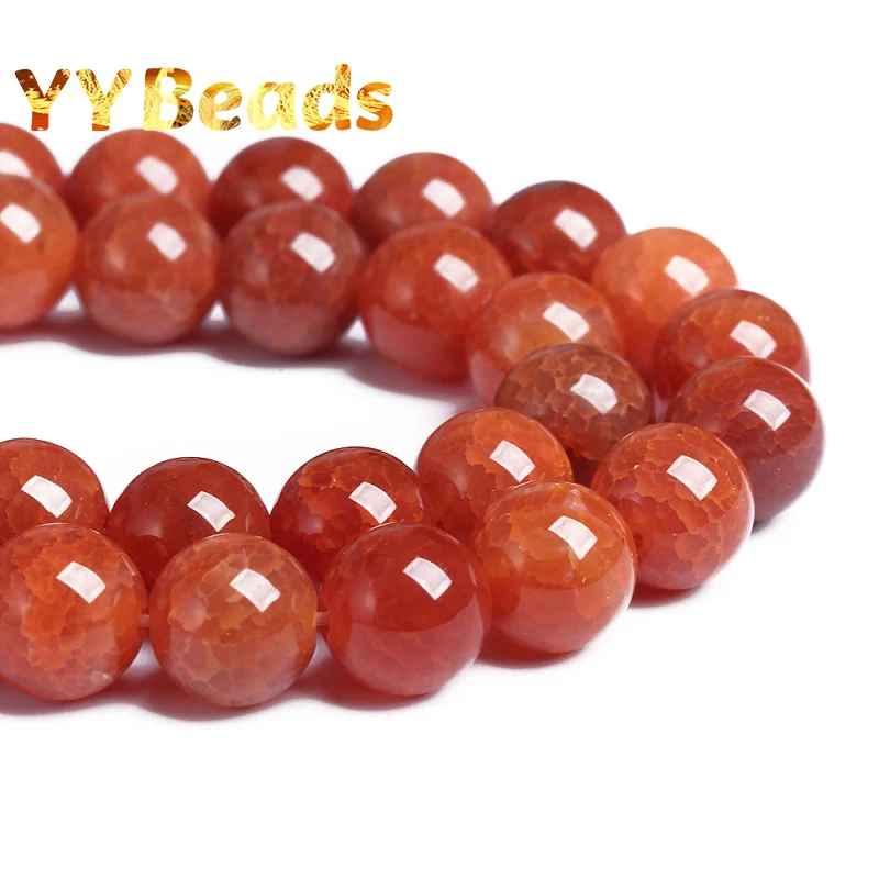 100% Natural Red Dragon Vein Agates Beads 4 6 8 10 12mm Loose Spacer Charm Beads For Jewelry Making DIY Bracelet Women Necklaces