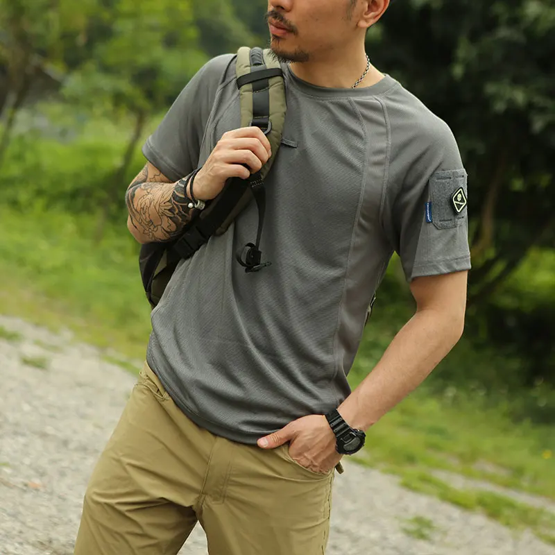 Emersongear Blue Label Tactical UMP Horned Lizard Single-Director Training T-shirt Combat Shirts Outdoor Sports Trekking EMB9564