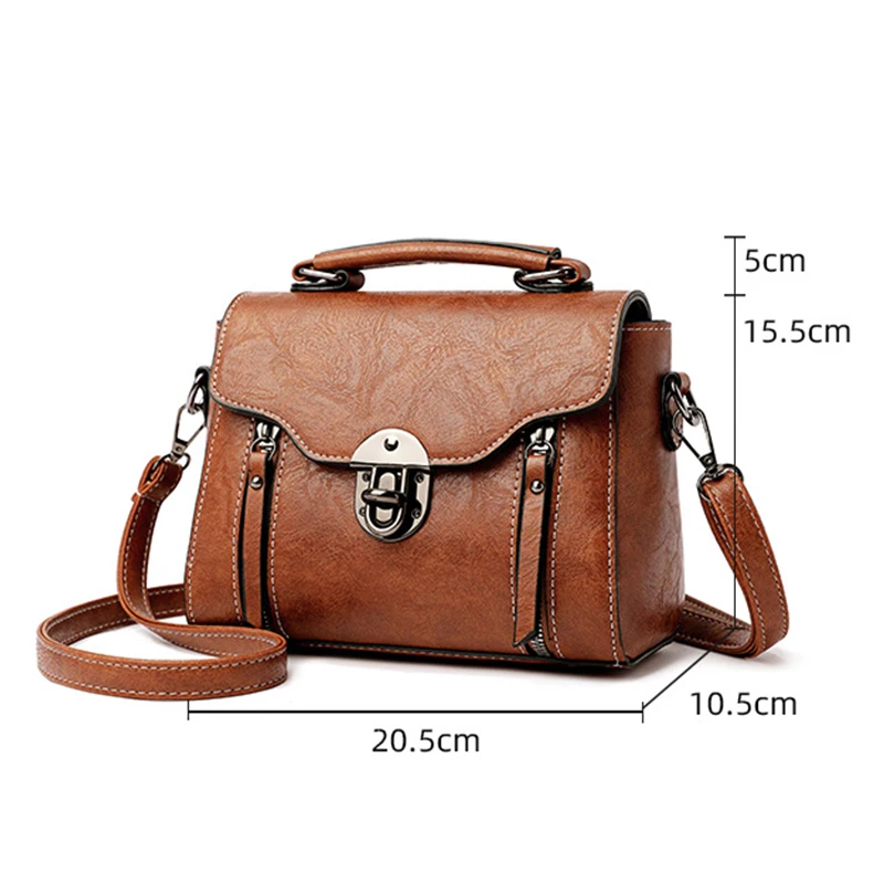 Women\'s Handbag New PU Leather Fashion Lock Design Large Capacity Shoulder Bag Female Crossbody Tote Messenger Bag bolsos