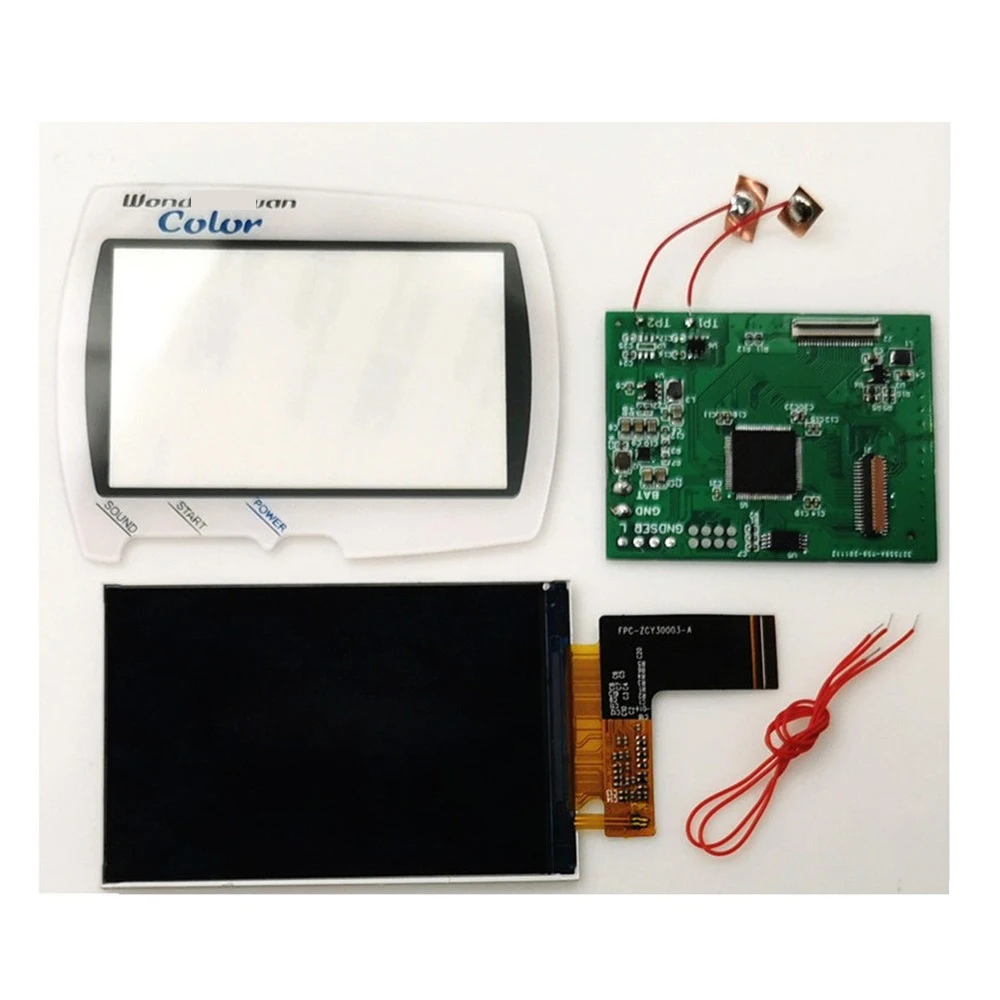 Newest WSC Hightlight IPS LCD Screen DIY Kit Backlight Brightness For Bandai WonderSwan Color For Wonder Swan Color Game Console