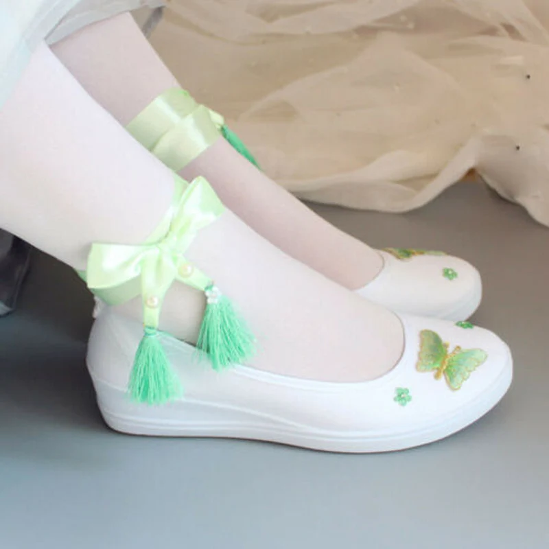 Canvas Hanfu Shoes Modern Cosplay Dance Women scarpe da ballo tradizionali cinesi da donna per le donne Ancient Dynasty Stage Party