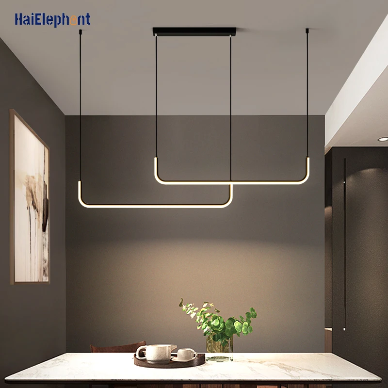 

Modern LED Pendant Lights For Hall Kitchen Living Dining Room Lamparas De Techo Bar Suspension Luminaire Gold Black Deco Lamps