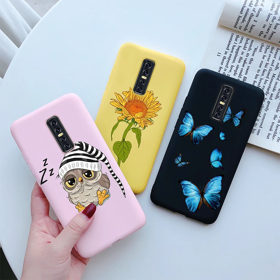 For Vivo V17 Pro Case V 17 Pro 1909 1910 Soft Silicone Fashion Phone Case For Vivo V17 Pro V17Pro Cases Vivo V 17Pro Back Cover