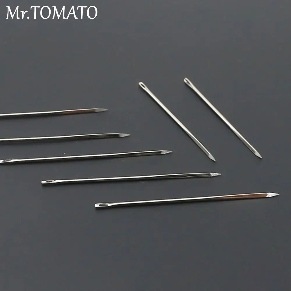 10pcs Set hand Needles Leather Sewing Needle Hand Sewing triangular pin special for leathercraft handwork repair