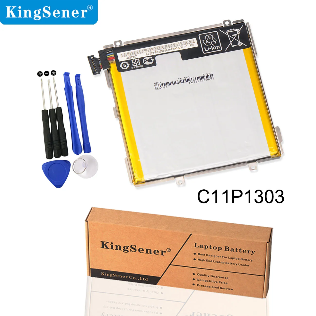 KingSener Replacement Battery C11P1303 For ASUS Google Nexus 7 II 2 2nd Gen 2013 ME571 ME57K ME57KL K009 K008 3.8V 15WH