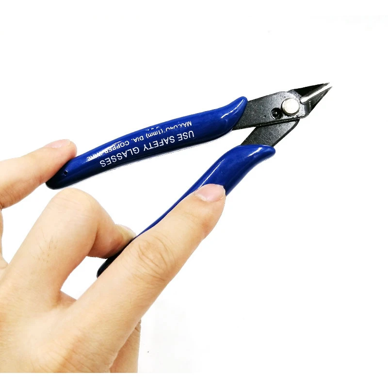 1Pcs 170เส้นทแยงมุมคีมสายไฟ Cutters ตัดด้านข้าง Snips Flush Pliers Nipper เครื่องมือ Alicate Wire Stripper