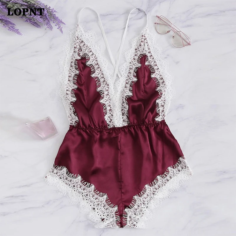 

Женское боди с кружевом, без рукавов